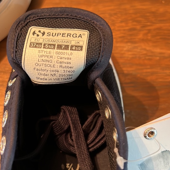 SUPERGA  2750 Basic Platform Navy Sneakers - Picture 5 of 12